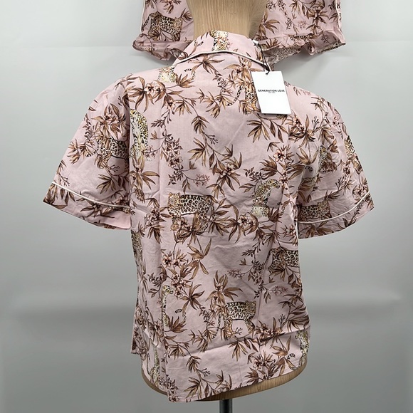 🆕Generation Love Juliet’s Moving Leopard Animal Print Pajama Set 100% Cotton - Picture 8 of 15